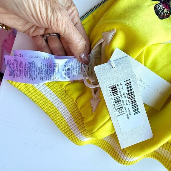 NWT Stella  McCartney Kids Reversible Butterfly Bomber Jacket.  Size 2 - Picture 11 of 15